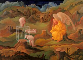 Umělá inteligence, roboti a drony v klasických “barokních a romantických” obrazech.